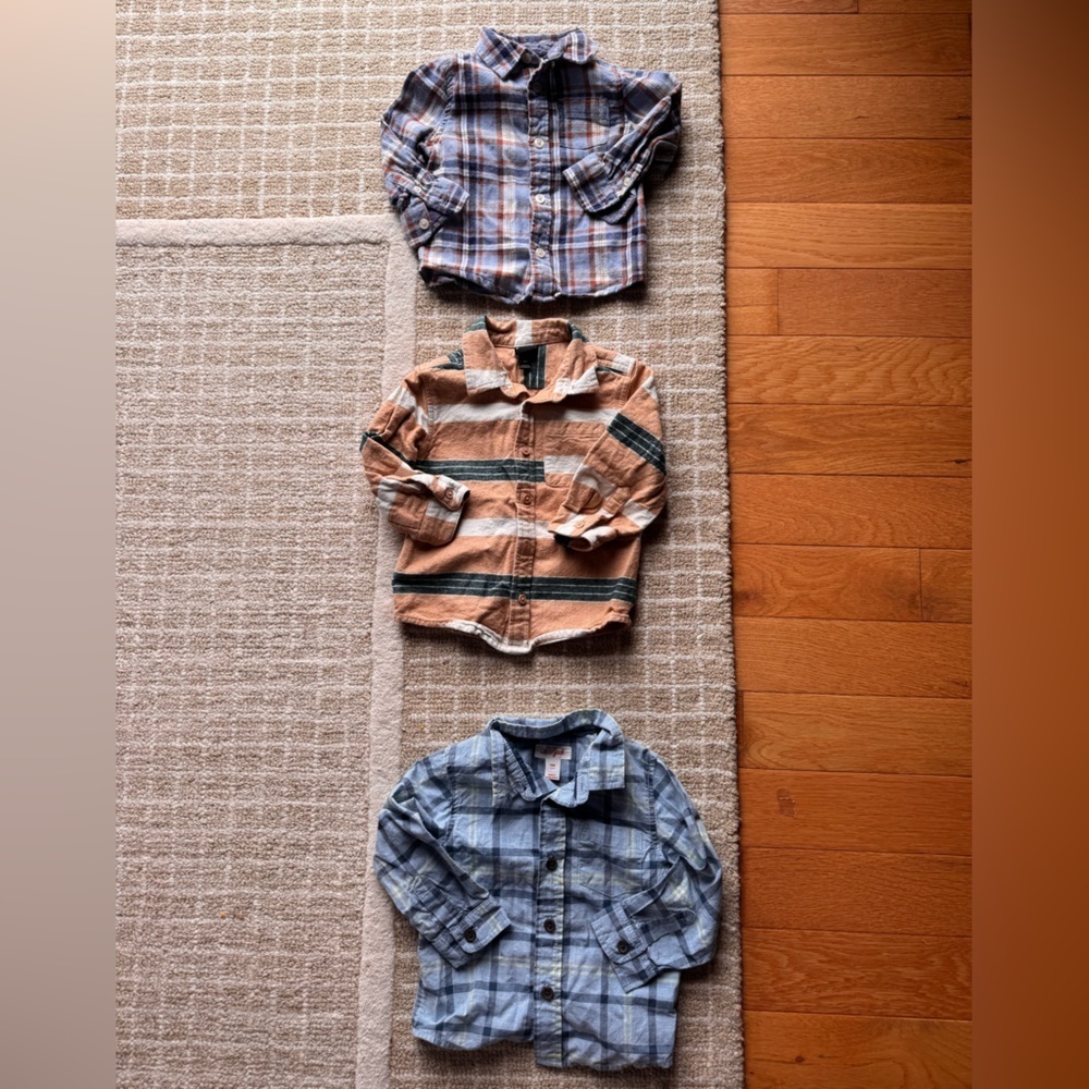 Baby boy button ups size 18 mos